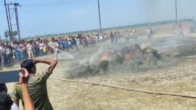 पटोरी: अब्दुल्ला चौक के पास सुपौल गांव में गेहूं की फसल में आग, समस्तीपुर और वैशाली के किसानों को भारी नुकसान