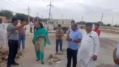 सिवानी: सिवानी एसडीएम विजया मलिक ने सरसों व गेहूं की खरीद व्यवस्थाओं का जायजा लिया