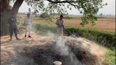 असरगंज: पनसायं मोड़ के पास आग, फायर ब्रिगेड ने तत्परता से टाला बड़ा हादसा