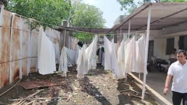 राजगढ़: कलेक्टर डॉ. मिश्रा के प्रयास से जिला अस्पताल में शुरू हुई आधुनिक बेडशीट धुलाई व्यवस्था