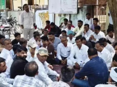 जालौर: लाइनमैन की करंट लगने से हुई मौत, मुआवजा मिलने की आश्वासन पर उठाया शव