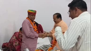 राजगढ़: पनवेल नगर पालिका, मुंबई में लगातार दूसरी बार कॉर्पोरेट पद पर राजेंद्र शर्मा न्यांगल विजेता, विप्र समाज ने किया स्वागत