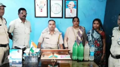 अवैध महुआ शराब बिक्री पर आबकारी विभाग की कार्रवाई, 7 लीटर शराब किया गया ज़ब्त