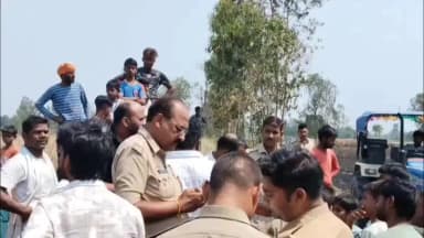 हैदरगढ़: उस्मानपुर गाँव में किसान की 15 बीघा गेहूं फसल जलकर हुई राख, हाईटेंशन लाइन से उठी चिंगारी से लाखों का हुआ नुकसान