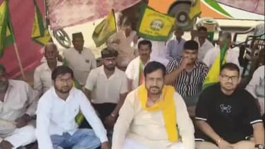 धनौरा: गजरौला हाईवे पर 110 दिन से चल रहा भाकियू संयुक्त मोर्चा का धरना प्रदर्शन, कारण जहरीले प्रदूषित पानी