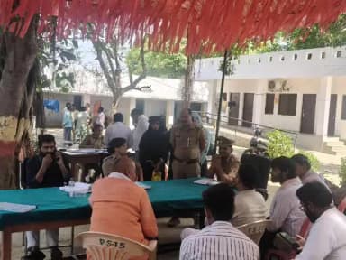 हर्रैया: परशुरामपुर थाने पर थाना समाधान दिवस का आयोजन, 23 मामलों में से एक का हुआ निस्तारण