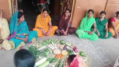 गांडेय के दासडीह में JSLPS द्वारा पोषण पखवाड़ा कार्यक्रम का आयोजन, महिला समूह की सदस्य शामिल