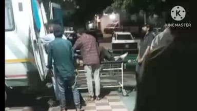 पाली: शहर के कलेक्ट्रेट के निकट तड़के एक टैक्सी पलटने से चालक गंभीर रूप से घायल, पाली से जोधपुर किया गया रेफर