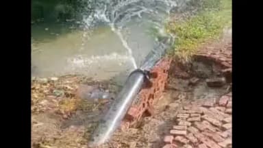 नवाबगंज: बाराबंकी में 'हर घर जल' योजना फेल?: 3.60 करोड़ खर्च के बाद भी नलों में नहीं पानी, गलियों में बह रहा