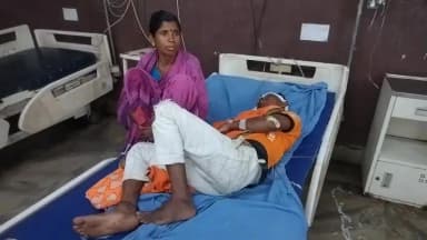 गोड्डा: दलदली के पास बाइक की टक्कर से व्यक्ति घायल, सदर अस्पताल में भर्ती