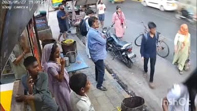 અમદાવાદ શહેર: રાણીપમાં યુવક પર હુમલો, સીસીટીવી આવ્યા સામે