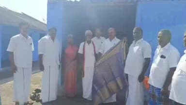 பாப்பிரெட்டிபட்டி: பொ.மல்லாபுரத்தில் திமுக மூத்த நிர்வாகிகளுக்கு பொற்கிழி வழங்கி கௌரவிப்பு