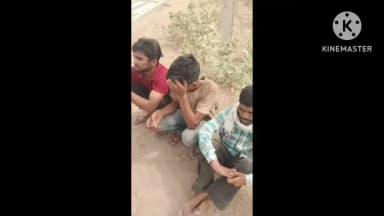 रावला: रावला-रोजड़ी रोड पर लूट के प्रयास के दौरान ग्रामीणों ने चार संदिग्धों को पकड़ा