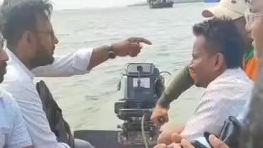 जगदीशपुर: महादेवपुर घाट से बरारी घाट जा रही नाव मंगलवार सुबह गंगा में तकनीकी खराबी का शिकार हुई