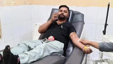 जलालाबाद: जलालाबाद निवासी पत्रकार ने रक्तदान कर अपने साथी पत्रकार के भाई की जान बचाई
