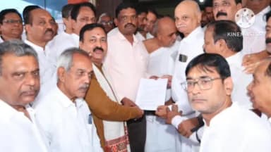 ಹುಬ್ಬಳ್ಳಿ ನಗರ: ಹುಬ್ಬಳ್ಳಿಯಲ್ಲಿ ನಡೆದ ಪ್ರತಿಭಟನೆಯಲ್ಲಿ ಭಾಗಿಯಾದ ಶಾಸಕ ಮಹೇಶ್ ಟೆಂಗಿನಕಾಯಿ