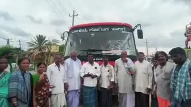 ಗಜೇಂದ್ರಗಡ: ಗಜೇಂದ್ರಗಡದಿಂದ ಬೆಂಗಳೂರಿಗೆ ಸಂಚರಿಸುವ ನೂತನ ಬಸ್ ಗೆ ಪಟ್ಟಣದಲ್ಲಿ ಚಾಲನೆ