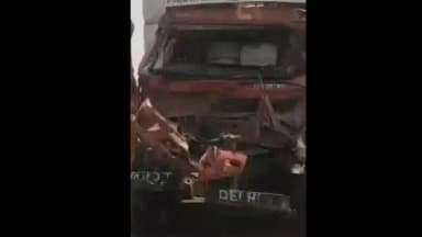 रैणी: रैणी में झपकी से ट्रक हादसा, चालक की हुई मौत
