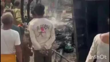 पलिया: पूरनपुरवा गांव में अज्ञात कारणों से लगी आग, लाखों रुपए का हुआ नुकसान