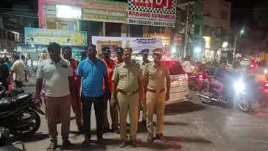 வாலாஜா: ராணிப்பேட்டை மாவட்டம் முழுவதும் காவல்துறையினர் தீவிர இரவு நடை ரோந்து பணியில் ஈடுபட்டனர்