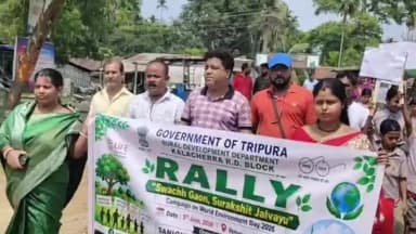 ধর্মনগর: বিশ্ব পরিবেশ দিবস উপলক্ষে শনিছড়ায় বৃক্ষরোপন কর্মসূচী ও রেলী