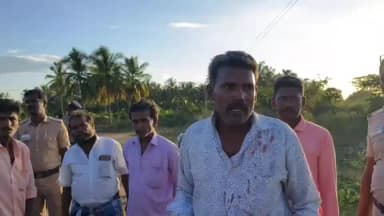 திருப்பத்தூர்: என் மகள் ஓடிப்போக காரணம் நீதான் என மாப்பிள்ளையின் நண்பனிடம் தகராறு-நார்சாம்படாடியில் மது போதையில் மூக்கை கடித்து துப்பியதால் பரபரப்பு