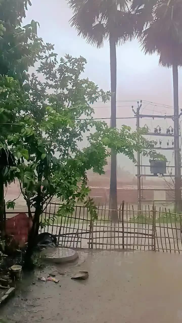 Begusarai jila ke Rariarna gaon mein Bhari barish ki sambhavna r