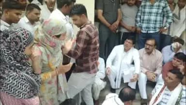 बांदीकुई: बांदीकुई में पानी की टंकी पर चढ़ी दो महिलाओं को उतारने के लिए दौसा सांसद पहुंचे घटनास्थल
