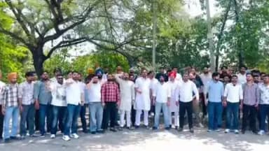 मुलाना: पेपर लीक के खिलाफ युवा कांग्रेस का हल्ला बोल सीएम आवास का घेराव करने के लिए अंबाला से रवाना हुई युवा कांग्रेस की टीम