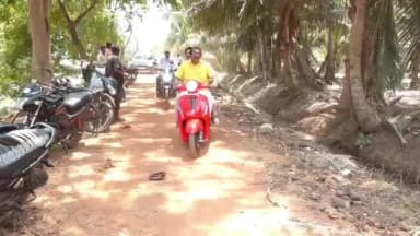 పాలకొల్లు: చందపర్రు గ్రామంలో ఉపాధి హామీ శ్రామికులకు మంత్రి నిమ్మల సత్కారం