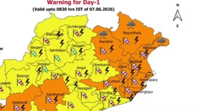 ବାରିପଦା ସଦର: ଜିଲ୍ଲାରେ ଆସନ୍ତାକାଲି ଯାଏଁ ପ୍ରବଳ ବର୍ଷା ପବନ ସହ ବଜ୍ରପାତ ହେବା ନେଇ ଆଞ୍ଚଳିକ ପାଣିପାଗ ବିଭାଗ ପକ୍ଷରୁ ଅରେଞ୍ଜ ୱାର୍ଣିଂ ଜାରୀ