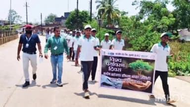 सुकमा: सुकमा में पर्यावरण संरक्षण का संदेश गूंजा, बड़े पैमाने पर किया गया पौधा रोपण