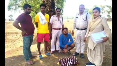 पलारी: आबकारी विभाग की कार्रवाई में खम्हरिया निवासी आरोपी के कब्जे से 40 पाव देशी मदिरा मसाला शराब जप्त, किया गया गिरफ्तार