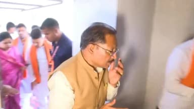 सक्ती: सुशासन तिहार के दौरान मुख्यमंत्री विष्णु देव साय ठठारी गांव पहुंचे