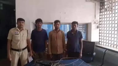 बलौदाबाज़ार: पुलिस थाना सिटी कोतवाली ने ग्राम केशडबरी सोलर पावर प्लांट में हुई बड़ी केबल वायर चोरी का पर्दाफाश किया