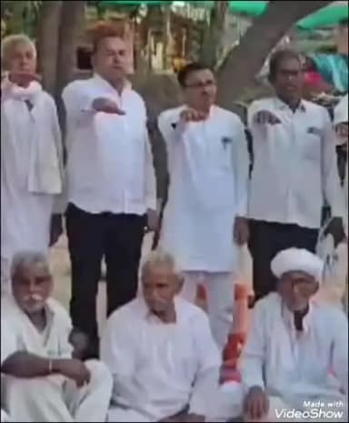 जालौर: ड़ावल गांव में किसान जागृति अभियान को लेकर आयोजित हुई बैठक