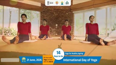 A step towards a healthy life. On the occasion of the upcoming International Day of Yoga 2026 , make 'Ardha Ustrasana' a part of your daily routine.
#IDY2026 #YogaForHealthyAgeing #IDY #InternationalDayOfYoga2026 #Yoga365 #InternationalDayOfYoga