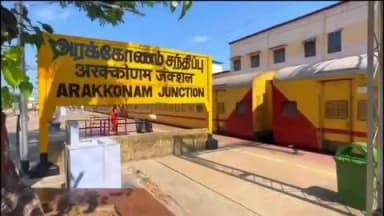 அரக்கோணம்: கடந்த ஜனவரி மாதம் ரயிலில் தன்னுடன் பயணம் செய்த சட்ட கல்லூரி மாணவிக்கு பாலியல் தொல்லை கொடுத்த ஹெட் கான்ஸ்டபிள் கைது அரக்கோணம் சிறையில் அடை