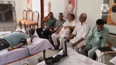 पदमपुर: बीझबायला में रक्तकोष फाउंडेशन के तत्वाधान में रक्तदान शिविर का आयोजन