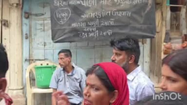 ઠાસરા: ડાકોર મંદિરના દ્રશ્યો, અસહ્ય ગરમીમાં પરસેવે રેબઝેબ થતા ભક્તો,