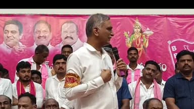 పెద్దపల్లి: బబ్లుకు వార్నింగ్ ఇచ్చిన మాజీమంత్రి హరీష్ రావు