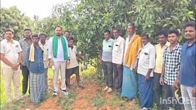 ಶ್ರೀನಿವಾಸಪುರ: ಪ್ರತಿ ಟನ್ ಮಾವಿಗೆ ಕನಿಷ್ಠ ಏಳು ಸಾವಿರ ರೂಪಾಯಿ ಬೆಂಬಲ ಬೆಲೆ ಘೋಷಿಸಿ : ಪುಂಗನೂರು ಕ್ರಾಸ್ ಬಳಿ ಬಾಬು ರೆಡ್ಡಿ
