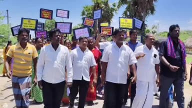 உளுந்தூர்பேட்டை: கெடிலம் பகுதியில் டாஸ்மார்க் கடையை அகற்ற கோரி போராட்டத்தில் ஈடுபட்ட பெண்கள் உள்ளிட்டோரை குண்டு கட்டாக கைது செய்த காவல்துறை