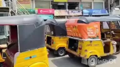 నల్గొండ: నల్లగొండలో ఆటోల బంద్ స్తంభించిన రవాణా