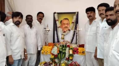 మడకసిర: పావగడ మాజీ ఎమ్మెల్యే వెంకటరమణ వైకుంఠ సమారాధనలో పాల్గొన్న మడకశిర వైకాపా ఇంచార్జ్