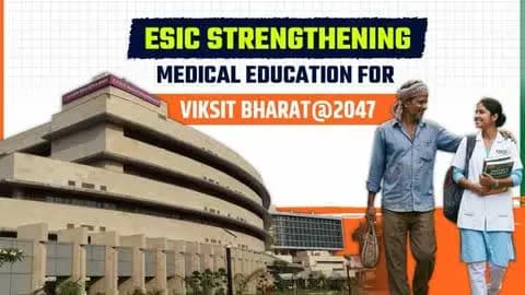 ESIC is transforming dreams into achievements by expanding medical education opportunities for wards of insured persons, nurturing future doctors and contributing to a stronger healthcare system for #ViksitBharat2047. #ESIC75 #MedicalEducat