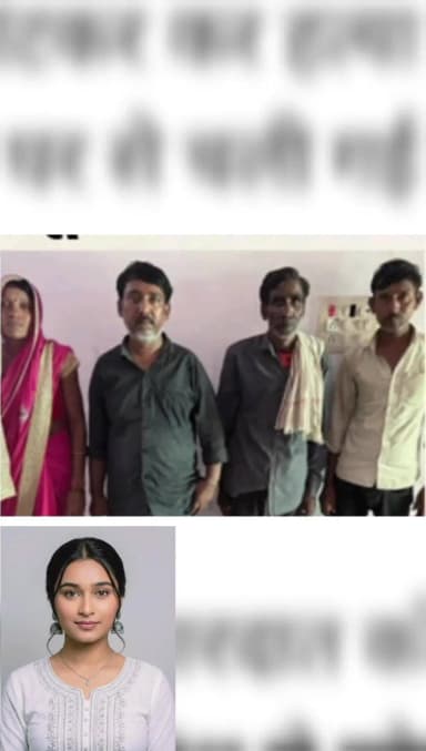 पिता ने अपने घर की औरतों और भाइयों के साथ मिलकर अपनी बेटी की हत्या करी बेटी का कहीं चल रहा था प्रेम प्रसंग! गिरफ्तार!