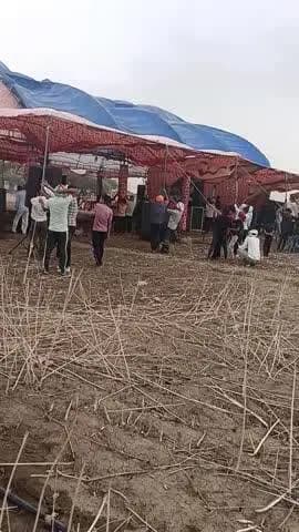 bhagwat katha ka tent id gaya ruar