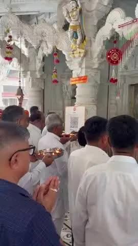 चौहटन: पीएम मोदी के 12 वर्ष पूर्ण होने पर वीरात्रा धाम में महाआरती का आयोजन, चौहटन विधायक रहे उपस्थित
