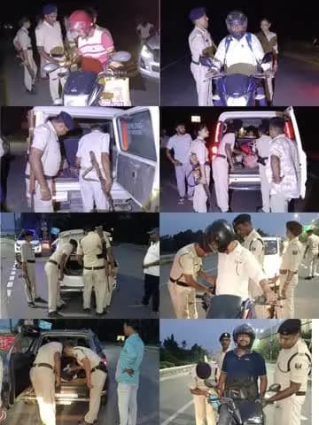 पुलिस_अधीक्षक, कटिहार के निर्देशानुसार अपराध की रोकथाम एवं सुरक्षा व्यवस्था बनाए रखने हेतु #कटिहार_पुलिस द्वारा सभी थाना क्षेत्रों में सघन वाहन जाँच अभियान चलाया जा रहा है।